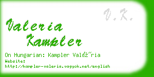 valeria kampler business card